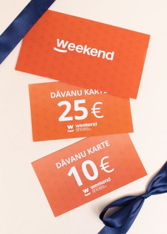 Dāvanu karte  10 €|25 € ir izmantojama e-veikalā & veikalos